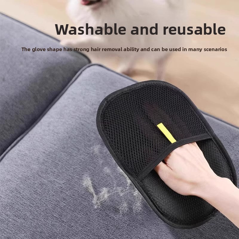 Pet Hair Removal Gloves Static Lint Brush